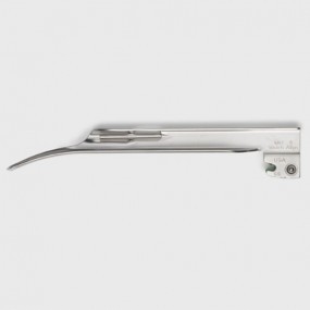 Hoja para laringoscopio recto miller  4 de fibra óptica