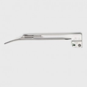 Hoja para laringoscopio recto miller  3 de fibra óptica