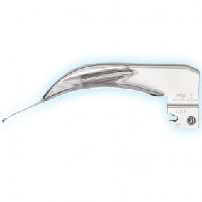 Hoja para laringoscopio curvo Macintosh 4 de fibra óptica