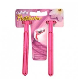 GILLETTE PB PINK CARD 2 WOMAN