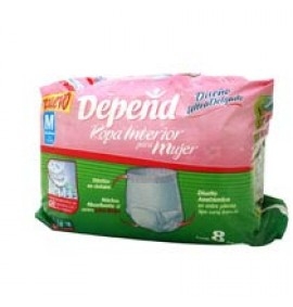 DEPEND ROPA INTERIOR MED MUJ