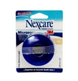 MICROPORE 2.5X5M PIEL BL