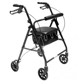 Andadera negra rollator 2025
