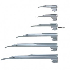 Hoja para laringoscopio de acero inoxidable Miller No. 1