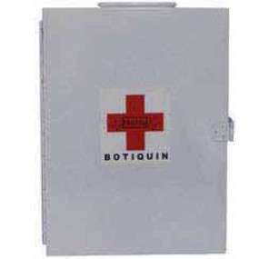 Botiquín de lamina chico "Mediplate I" equipado