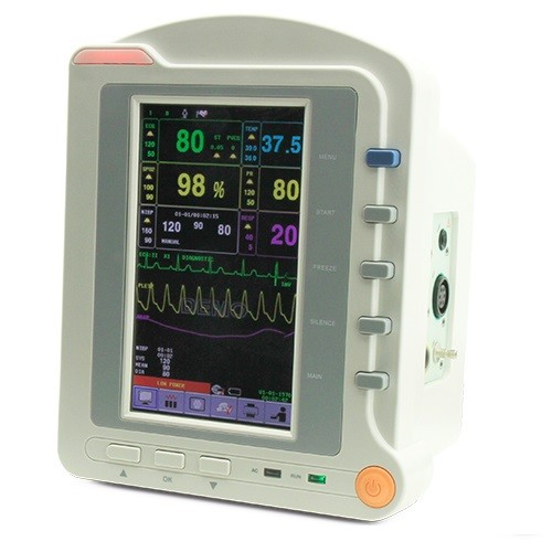 Monitor de signos vitales 7" con 6 parametros