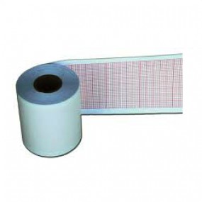 Papel para ECG rollo de 50 mm x 30 mts verde caja c/10