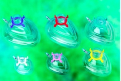 Mascarilla para anestesia, infantil  1 paquete con 10 piezas