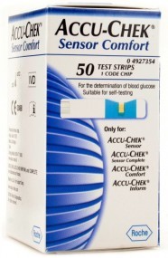 Tiras Reactivas Accu-Check Sensor 50 piezas