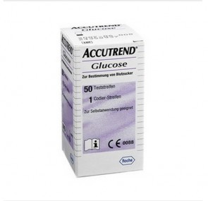 Tiras reactivas Accu-Trend glucose cobas con 25 piezas