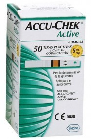 Tiras reactivas accu-check 50 piezas