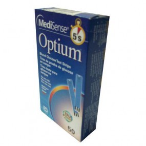 Tiras reactivas para glucómetro caja con 50 pzas