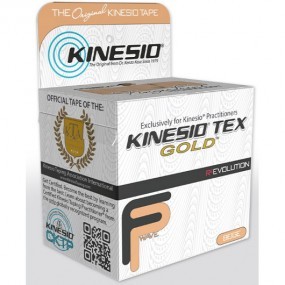 Cinta para correccion muscular kinesio gold 7.62 cm x 5 metros beige nano-touch