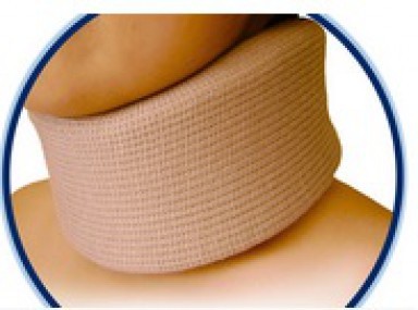 Collarin cervical de perfil medio, color blanco