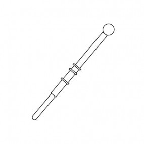 Electrodo de esfera 70/3 mm