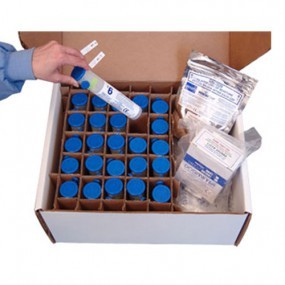 Kit con 25 cartuchos EOGas 6 serie 3 (11 gr), 25 humidichips, 25 dosímetros y 25 bolsas (56x91 cm)