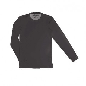 Camiseta manga larga con cuello redondo para hombre.