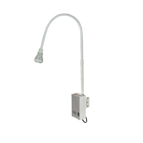Lámpara de exploración HL1200 blanca con soporte mural