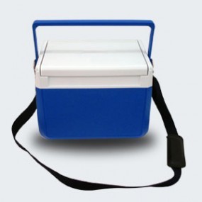 Termo hielera de 9 litros para transporte de vacunas