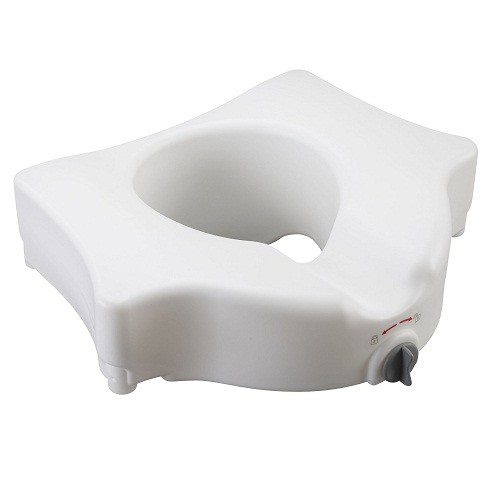 Aumento para inodoro de 5" con llave de fijado