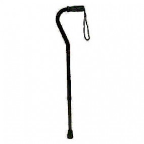Bastón ajustable curvo