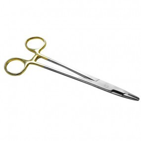 Porta agujas olsen hegar de 16 cm tugsteno H.P