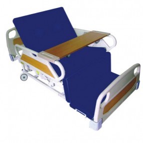 Cama eléctrica con colchón tipo 2 y mesa de alimentos de lujo