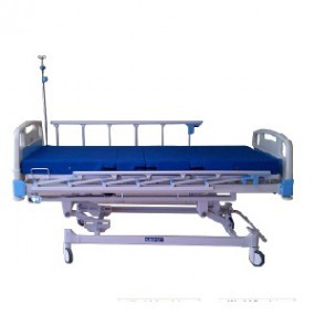Cama para hospital mecánica de 5 posiciones con ruedas