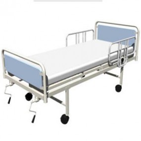 Cama para hospital de 4 secciones esmaltada de múltiples posiciones