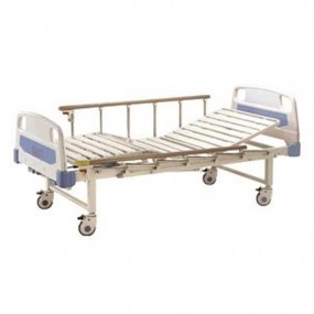 Cama para hospital manual de 3 secciones con 2 manivelas