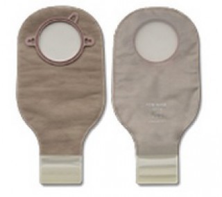 Bolsa drenable transparente sin filtro integrado y con aro de 44mm, con 10 piezas