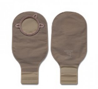 Bolsa drenable beige sin filtro integrado, cierre lock