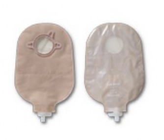 Bolsa convexa transparente para urostomia, aro de 70mm, con 10 piezas