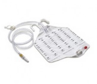 Bolsas para recoleccion de orina, colector de drenaje nocturno antireflujo 2000m, c/20 piezas