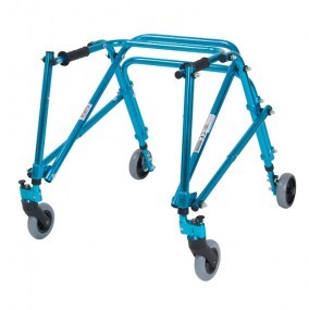 Andadera posterior ligera Nimbo mediana, color azul