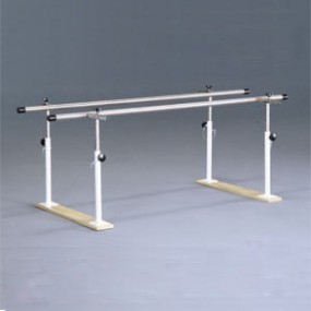 Barras paralelas 3 metros base de madera