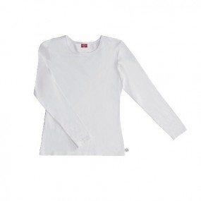 Camiseta manga larga con cuello redondo