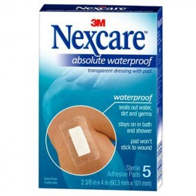 Aposito con cojí­n tegaderm + pad 6 x 10 cm 25 cajas con 5 piezas