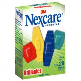 Venditas confortables brillantes, 50 cajas con 25 piezas