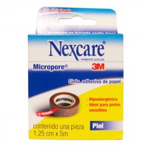 Micropore farmacy piel 1/2 pulgada paquete con 50 piezas