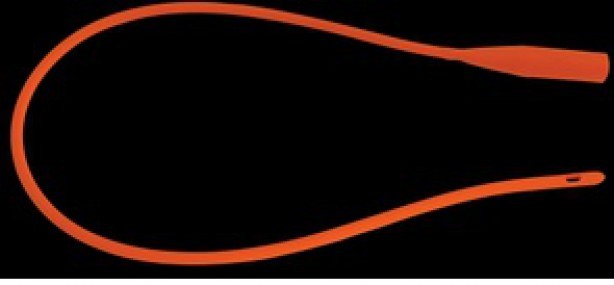 Sonda nelaton estéril de látex color rojo de 22fr, paquete con 50 piezas