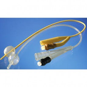 Sonda Foley pediátrica de 3CC de látex de 10FR paquete con 20 piezas