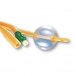 Sonda foley con 2 vías de 30cc, de látex, de 24fr paquete con 20 piezas