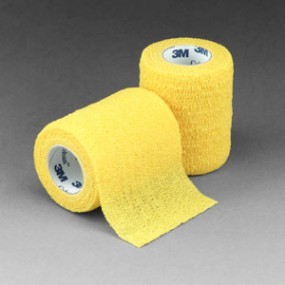 Venda coban amarillo auto-adherente 7.5cm x 4.5m (10 piezas)