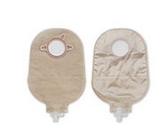 Bolsa para urostomia, ultra-transparente, con dorso confort, aro de 44mm, con 10 piezas