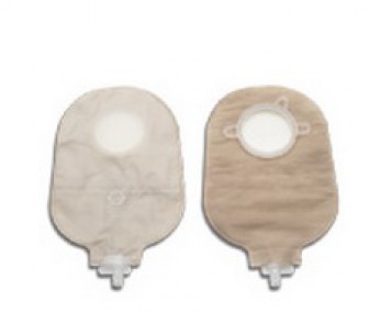 Bolsa transparente antireflujo para urostomia y valvula, con aro de 57mm, con 10 piezas