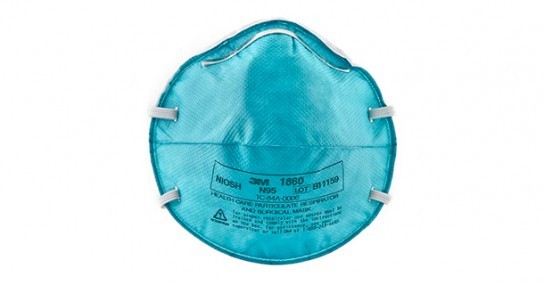 Mascarilla de uso quirurgico azul N95 20 piezas