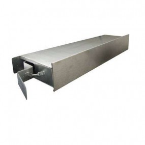 Cepillera para uso quirurgico medidas 54.5 x 12.2 x 7.6 cm con estructura de acero inoxidable