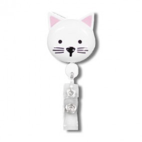 Portagafete - Gato Blanco