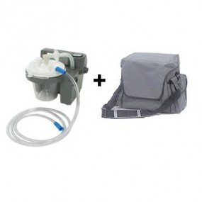 Aspirador para flemas portátil con baterias y maletin